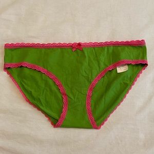 NWT Gilly Hicks Green and Pink Panties